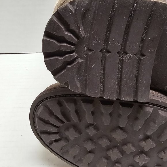 Womens UGG Blayre Brown Cream 1006039 Boots Cuff Sherpa Sheepskin 10 - Picture 14 of 16